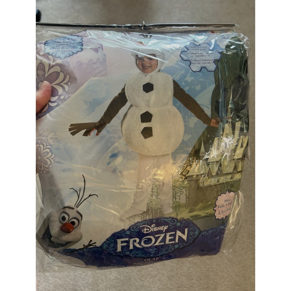 Disney Frozen OLAF Plush Halloween Costume Kids Girl Boy Dress Up Child Large - Picture 10 of 10